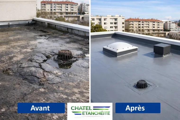 Réfection toiture terrasse à La Rochelle